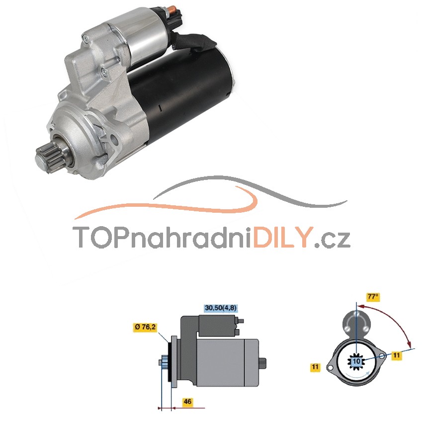 Startér pro VW T5, CS1286