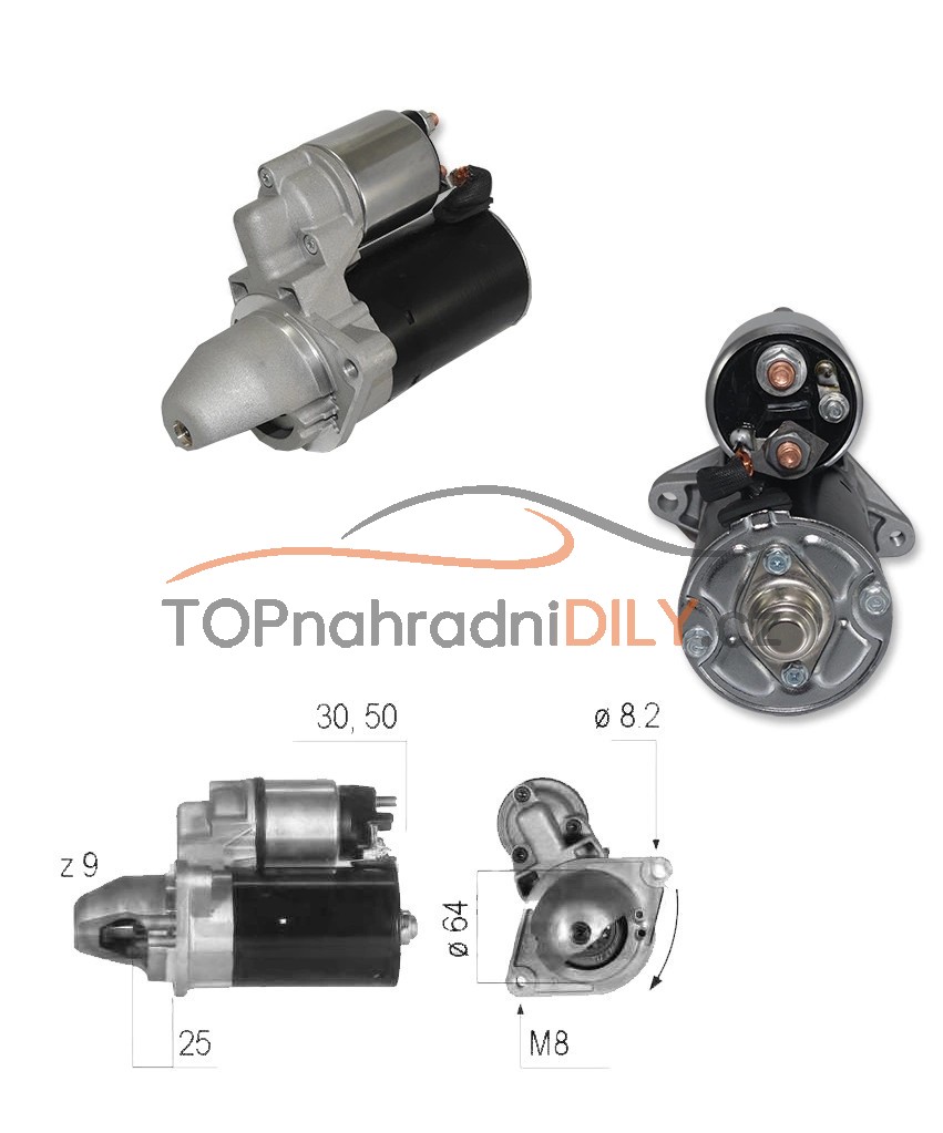 Startér pro Opel Corsa C, CS1334