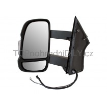 Zpětné zrcátko manuální levé, dlouhé panty Fiat Ducato 2006+