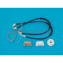 Opravná sada mechanismu stahování oken Ford Focus, 98 - 04, 3 dvéřová, přední levá