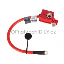 Plusový kabel, pyrotechnická pojistka akumulátoru, baterie BMW řada 3 E91, 04 - 08