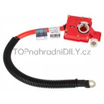 Plusový kabel, pyrotechnická pojistka akumulátoru, baterie BMW řada X5 E70, 06-13