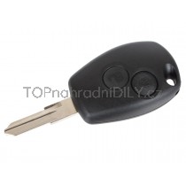 Obal klíče, autoklíč pro Renault Trafic, dvoutlačítkový, ostrý hrot