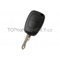 Obal klíče, autoklíč pro Opel Vivaro, dvoutlačítkový, ostrý hrot