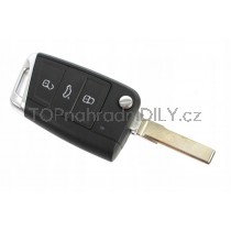 Obal klíče, autoklíč pro Škoda Superb, trojtlačítkový
