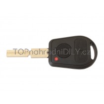 Obal klíče, autoklíč pro BMW X5 E53, trojtlačítkový, vyřezávaný hrot