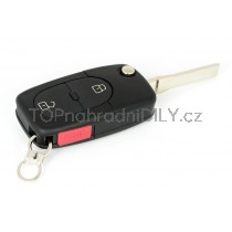 Obal klíče, autoklíč pro Audi Q3, dvoutlačítkový