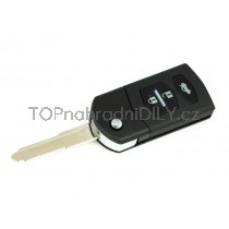 Obal klíče, autoklíč pro Mazda 2, trojtlačítkový