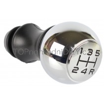 Hlavice řadicí páky Pegueot 307, 5 stupňová, chrom