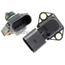 Snímač, senzor plnícího tlaku Audi TT  038906051
