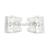 Opravná sada mechanismu stahování oken, plastový držák oken, Seat Cordoba II, 02 - 09, přední, pravá = levá