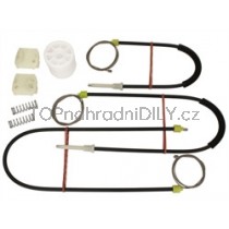 Opravná sada mechanismu stahování oken VW T5 03, přední levá