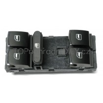 Ovládání vypínač stahování oken VW Golf V, chrom, 5ND959857