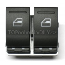 Ovládání vypínač stahování oken VW T5, 7E0959855A