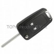 Obal klíče, autoklíč, pro Opel Corsa D, 2 tlačítkový 