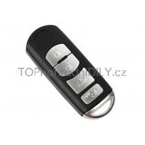 Obal klíče, autoklíč pro Mazda 2, 4 tlačítkový