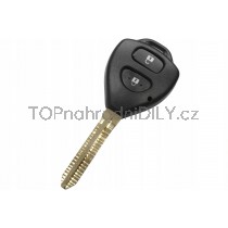 Obal klíče, autoklíč pro Toyota Aygo, dvoutlačítkový