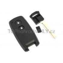 Obal klíče, autoklíč pro Suzuki SX4, dvoutlačítkový, černý
