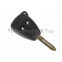 Obal kľúča, autoklíč pre Chrysler Grand Voyager, dvojtlačítkový
