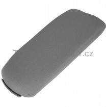 Vrch loketní opěrky Seat Exeo kompletní, šedý textil, 1,6 cm