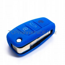 Silikonový obal, pouzdro klíče, modrý pro Audi A2