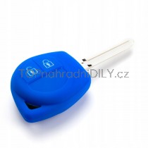 Silikonový obal, pouzdro klíče, modrý pro Opel Agila A