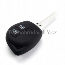 Silikonový obal, pouzdro klíče, černý pro Suzuki SX4