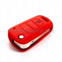 Silikonový obal, pouzdro klíče, červený pro Kia Sportage