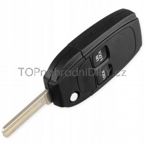 Obal klíče, autoklíč pro Volvo V50, 2-tlačítkový, černý