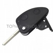 Obal klíče, autoklíč pro Alfa Romeo 156, 2-tlačítkový, černý