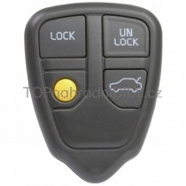 Obal klíče, autoklíč pro Volvo C30, čtyřtlačítkový bez planžety