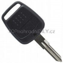 Obal klíče, autoklíč pro Nissan Primera, 1-tlačítkový, černý
