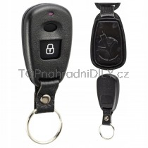 Obal klíče, autoklíč pro Hyundai i10, 2-tlačítkový, černý