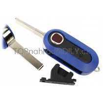 Obal klíče, autoklíč pro Citroen Jumper, třítlačítkový, modrý