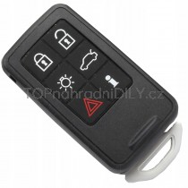 Obal klíče, autoklíč, pro Volvo S60 II, 6 tlačítkový