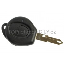 Obal klíče, autoklíč pro Peugeot 206, 1-tlačítkový