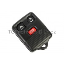 Obal klíče, autoklíč pro Ford Fiesta, třítlačítkový bez planžety