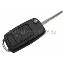 Obal klíče, autoklíč Škoda Fabia, dvoutlačítkový