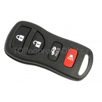 Obal klíče, autoklíč pro Nissan Almera, čtyřtlačítkový