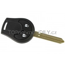 Obal klíče, autoklíč pro Nissan Micra K13, 2-tlač.