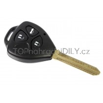 Obal klíče, autoklíč Toyota Avensis, 3-tlačítkový