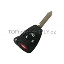 Obal klíče, autoklíč pro Chrysler PT Cruiser, 4-tlačítkový