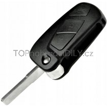 Obal klíče, autoklíč pro Ford Ka II, třítlačítkový