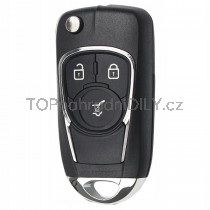 Obal klíče, autoklíč Opel Adam 3-tlačítkový