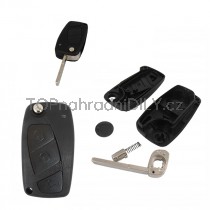Obal klíče, autoklíč třítlačítkový Fiat Punto