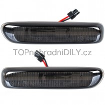 Směrovka boční LED pravá+levá kouřová dynamická BMW řada 3 E46, 99-07