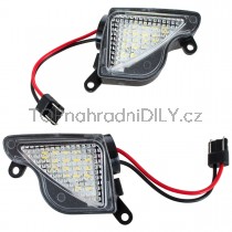 LED Osvětlení zpětných zrcátek 2 ks sada Škoda Superb II od 2008