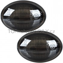 Směrovka boční LED pravá+levá kouřová dynamická Fiat 500 51806585
