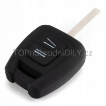 Silikonový obal, pouzdro klíče, černý Opel Vectra B 95-03