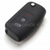Silikonový obal, pouzdro klíče, černý Ford Focus od 2004